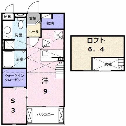 メゾンエテルノ 202｜静岡県沼津市西沢田(賃貸アパート1R・2階・33.34㎡)の写真 その2