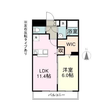 グロワールＭ 102｜静岡県沼津市岡宮(賃貸マンション1LDK・1階・45.10㎡)の写真 その2