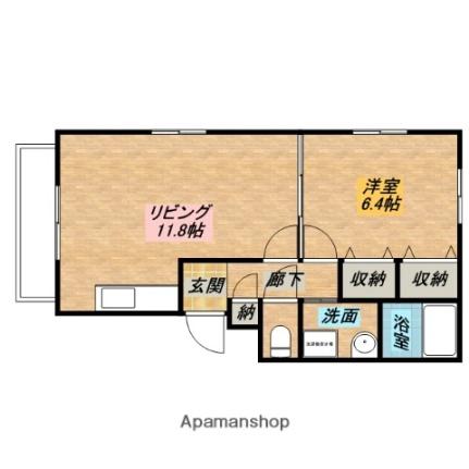 エポック 101 ｜ 静岡県浜松市中央区早出町（賃貸マンション1LDK・1階・42.53㎡） その2