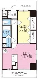 Ｍｏｎｄｏ　Ｆｕｊｉ　III 201｜静岡県富士市緑町(賃貸マンション1LDK・2階・44.46㎡)の写真 その2