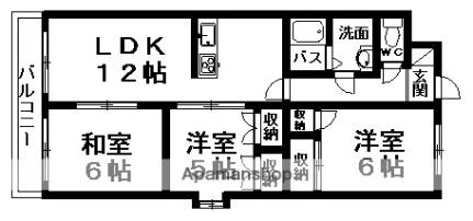 静岡県富士市今泉(賃貸マンション3LDK・3階・62.34㎡)の写真 その2
