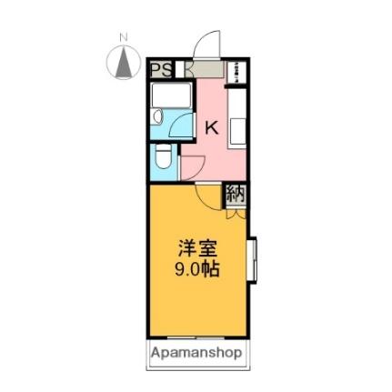 サンシャインＡ3 201｜静岡県富士市浅間上町(賃貸マンション1K・2階・24.84㎡)の写真 その2
