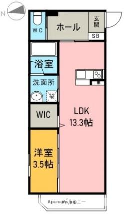 Ｌｅｏｎ　IV 508｜静岡県富士市伝法(賃貸マンション1LDK・5階・42.42㎡)の写真 その2