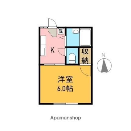 コーポ野島 101 ｜ 静岡県富士宮市若の宮町（賃貸アパート1K・1階・20.24㎡） その2