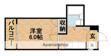 静岡県浜松市中央区助信町(賃貸マンション1K・3階・18.63㎡)の写真 その2