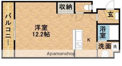 静岡県浜松市中央区田町(賃貸マンション1K・3階・34.93㎡)の写真 その2