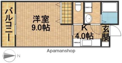 静岡県浜松市中央区早出町(賃貸マンション1K・1階・29.16㎡)の写真 その2