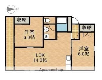 イーグルホワイト ｜静岡県浜松市中央区西伊場町(賃貸アパート2LDK・2階・55.37㎡)の写真 その2