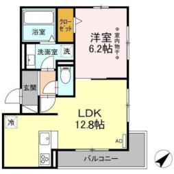 名古屋市営桜通線 吹上駅 徒歩8分の賃貸アパート 3階1LDKの間取り