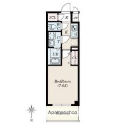 Ｓ−ＲＥＳＩＤＥＮＣＥ名駅Ｎｏｒｔｈ　II 7階1Kの間取り