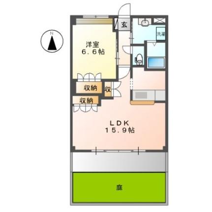 コンフォール前田III 105｜愛知県一宮市馬見塚字西ノ山(賃貸マンション1LDK・1階・51.66㎡)の写真 その2