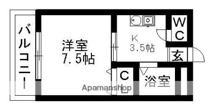 ハイムリオバ  ｜ 愛知県瀬戸市田中町（賃貸マンション1K・1階・24.80㎡） その2