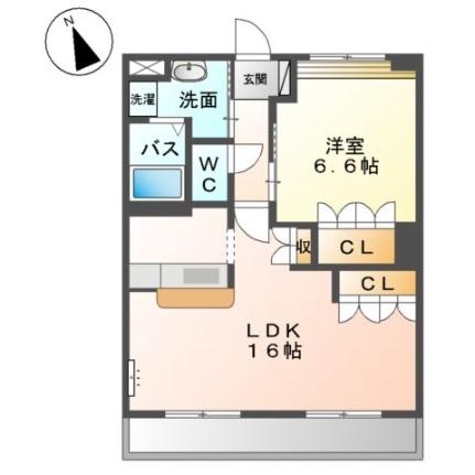 コンフォール 202｜三重県四日市市朝明町(賃貸アパート1LDK・2階・51.11㎡)の写真 その2