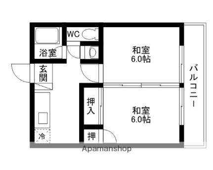 三重県名張市東町(賃貸アパート2K・1階・34.78㎡)の写真 その2