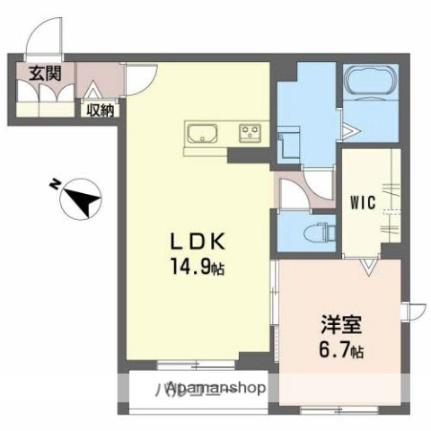 ラ　カーサ　フェリーチェ 202 ｜ 滋賀県彦根市野瀬町（賃貸アパート1LDK・2階・53.10㎡） その2