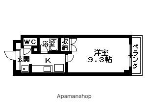 アートプラザ124 7008｜滋賀県草津市野路東４丁目(賃貸マンション1K・7階・26.94㎡)の写真 その2