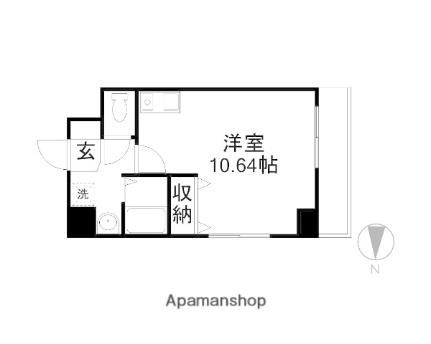 滋賀県大津市桜野町１丁目(賃貸マンション1R・9階・26.47㎡)の写真 その2