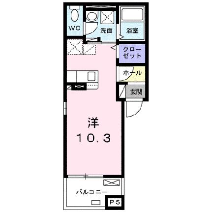 エヴィメリアＤ 201｜滋賀県大津市一里山１丁目(賃貸アパート1R・2階・27.53㎡)の写真 その2