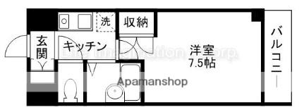 滋賀県草津市野路９丁目(賃貸マンション1K・3階・23.10㎡)の写真 その2