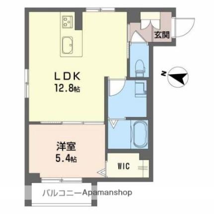 ノルウェジアンウッド室町 307｜滋賀県長浜市室町(賃貸アパート1LDK・3階・43.68㎡)の写真 その2