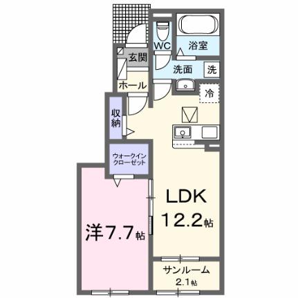 ウエスト・サイド・ヴィラ 102｜滋賀県高島市城山台２丁目(賃貸アパート1LDK・1階・50.14㎡)の写真 その2