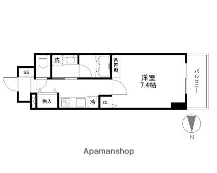 エルミナラクト 206｜京都府京都市山科区御陵別所町(賃貸マンション1K・2階・27.00㎡)の写真 その2