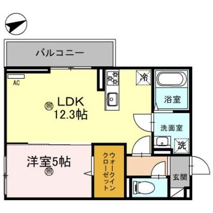 アリア大江 305｜滋賀県大津市大江１丁目(賃貸アパート1LDK・3階・42.79㎡)の写真 その2