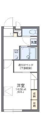 レオパレス簗瀬 210｜滋賀県東近江市五個荘簗瀬町(賃貸アパート1K・2階・23.18㎡)の写真 その2