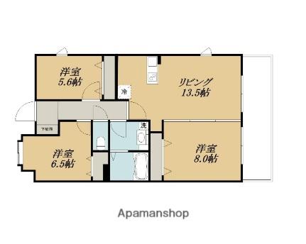 Ｆｏｒｅｓｔ　Ｃｈｅｒｉｅ 702｜滋賀県草津市野村５丁目(賃貸マンション3LDK・7階・80.09㎡)の写真 その2