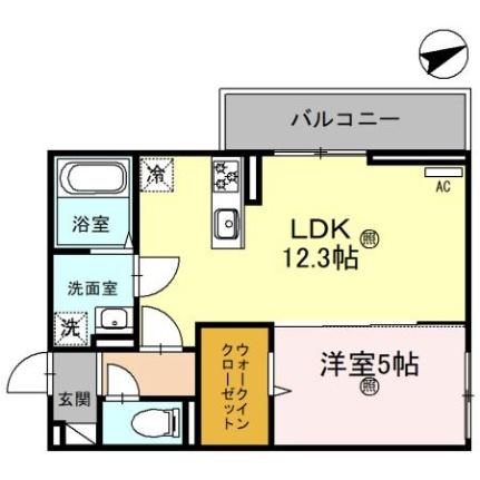 アリア大江 201｜滋賀県大津市大江１丁目(賃貸アパート1LDK・2階・42.79㎡)の写真 その2