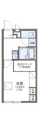 レオパレスクレールアピテ 201｜滋賀県蒲生郡日野町松尾３丁目(賃貸アパート1K・2階・21.81㎡)の写真 その2