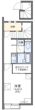 レオネクストカストル雄 207｜滋賀県大津市一里山５丁目(賃貸アパート1K・2階・29.30㎡)の写真 その2