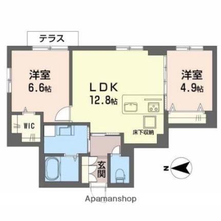 カーサ・ラクーン八日市 101｜滋賀県東近江市八日市松尾町(賃貸アパート2LDK・1階・56.53㎡)の写真 その2