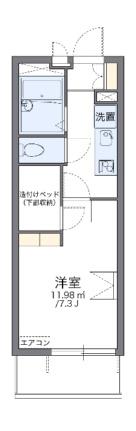 レオパレス彦根後三条 107｜滋賀県彦根市後三条町(賃貸マンション1K・1階・20.81㎡)の写真 その2