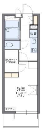 レオパレステルヌーラ彦根 304｜滋賀県彦根市東沼波町(賃貸マンション1K・3階・20.81㎡)の写真 その2