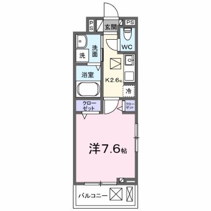 キューポスメゾン 101｜滋賀県大津市本堅田５丁目(賃貸アパート1K・1階・27.02㎡)の写真 その2