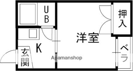 おしゃれ館 102｜大阪府寝屋川市池田中町(賃貸マンション1K・1階・17.00㎡)の写真 その2