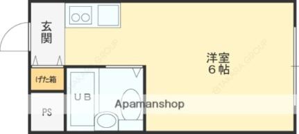 インテリジェントマンションエソール 410｜大阪府東大阪市上小阪４丁目(賃貸マンション1R・4階・16.00㎡)の写真 その2