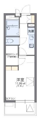 レオパレスエルヴェール　サンク 408｜大阪府東大阪市菱江２丁目(賃貸マンション1K・4階・20.81㎡)の写真 その2