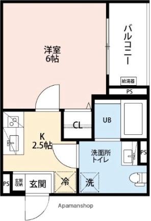 ＣＲＡＳＴＩＮＥ小路東Ｂ棟 201｜大阪府大阪市生野区小路東１丁目(賃貸アパート1K・2階・21.57㎡)の写真 その2