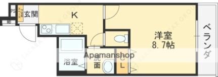 フジパレス新深江VIII番館 203｜大阪府大阪市東成区神路３丁目(賃貸アパート1K・2階・28.30㎡)の写真 その2