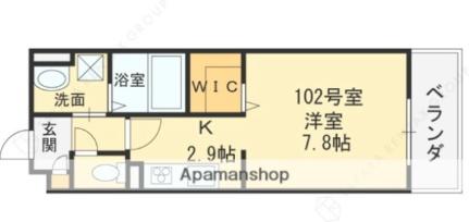 クリエオーレ上小阪 102｜大阪府東大阪市上小阪４丁目(賃貸アパート1K・1階・28.84㎡)の写真 その2