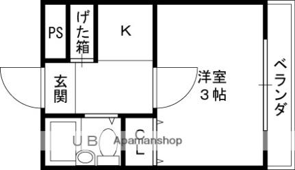 布施駅前トーエービル 823｜大阪府東大阪市荒川３丁目(賃貸マンション1K・8階・9.00㎡)の写真 その2