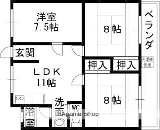 ハイム城山2 303｜大阪府羽曳野市古市５丁目(賃貸マンション4LDK・3階・65.00㎡)の写真 その2