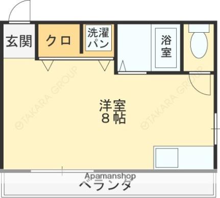 阪口マンション 305｜大阪府八尾市東山本町７丁目(賃貸マンション1R・3階・20.00㎡)の写真 その2