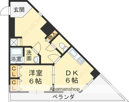 大阪府堺市中区深井沢町(賃貸マンション1DK・5階・40.24㎡)の写真 その2