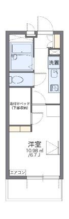 レオパレスはるる 401｜大阪府大阪市平野区瓜破６丁目(賃貸マンション1K・4階・19.87㎡)の写真 その2