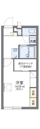 レオパレスオアシス 205｜大阪府大阪市平野区平野東１丁目(賃貸アパート1K・2階・23.18㎡)の写真 その2