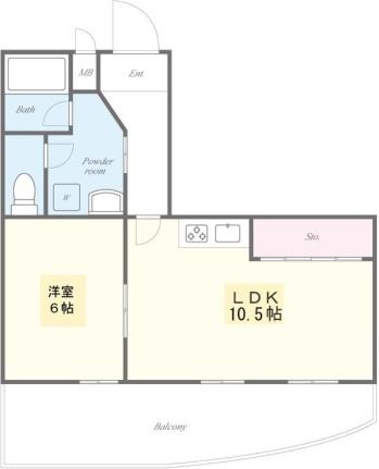 メゾンクレール 401｜大阪府大阪市平野区長吉長原３丁目(賃貸マンション1LDK・4階・36.90㎡)の写真 その2