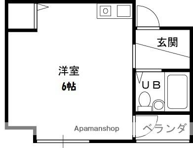 フクイハイツ 203｜大阪府高槻市明野町(賃貸マンション1R・2階・17.00㎡)の写真 その2